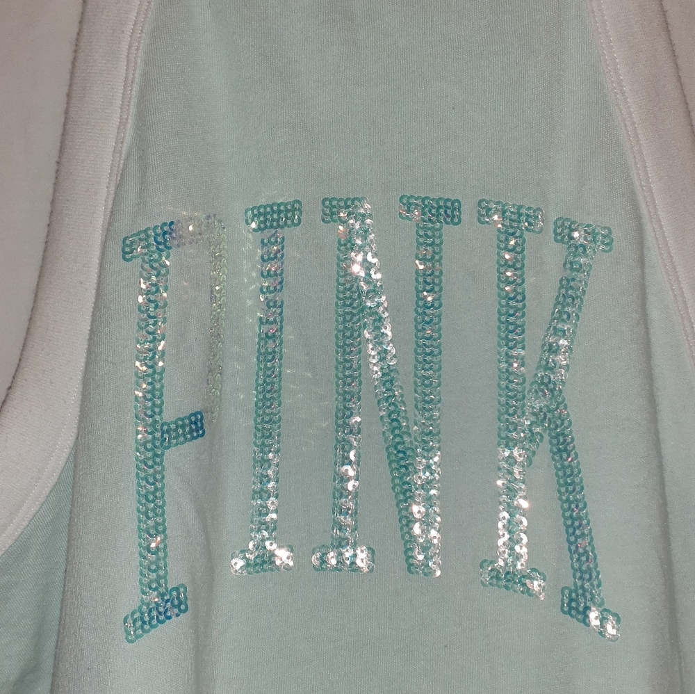 Pink sleeveless tank top